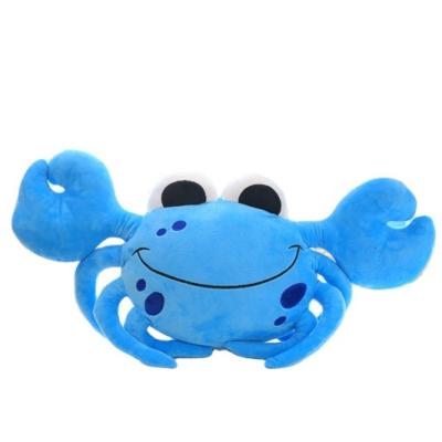 China Kids Toys / Gifts / Promotion Home Office Decoration Blue Crab Plush Stuffed Tile Toys for sale