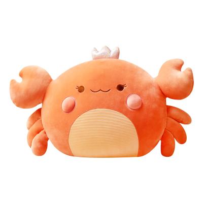 China Gifts& high quality toys kawaii stuffed crab shaped plush pillow for sale