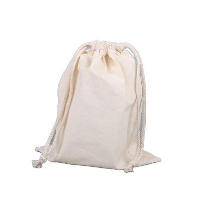 China Eco-Friendly Shoe Bag Custom Large Cotton Drawstring Bag Laundry Canvas Design Logo Cotton Yarn Bag for sale