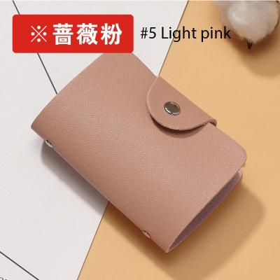 China Easy To Close Card Holder Leather Wallets Order Credit Card Holder Cute PU Credit Card Holder With Low MOQ for sale