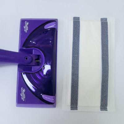 China Sustainable Floor Cleaning Nonwoven Spunbond Cloth Mop Head Refill Nonwoven Mop Refill for sale