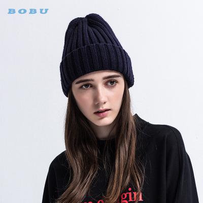 China Wholesale Custom New Design Winter Hat Sheep OEM Unisex Cashmere Beanie for sale