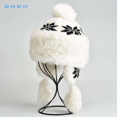 China COMMON Kids Winter Custom Funny Unique Cool Fur Hat For Kids And Adult for sale