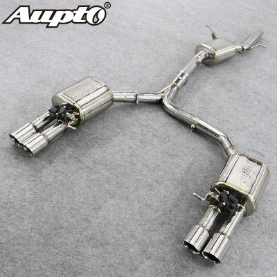 China 304 Stainless Steel Catback Automobile Refitting Stainless Steel Exhaust Pipes Car Exhaust Pipe For Audi Q5 2017 for sale