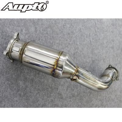 China 304 Stainless Steel Downpipe Front Pipe High Flow Catted Stainless Steel For AUDI A5 2.0T B9 for sale