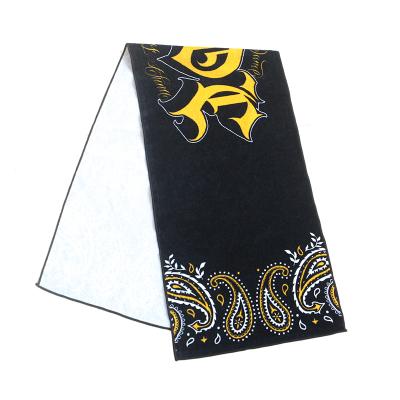 China Custom Pattern Printing 100% Cotton Towel High Quick Drying Towel Sports Towel for sale