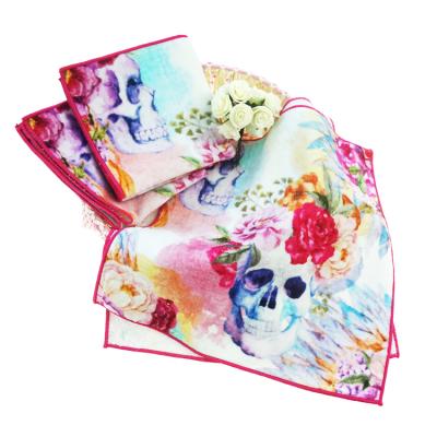 China Wholesale Custom QUICK DRY 100% Cotton Digital Printed Hand Towel for sale