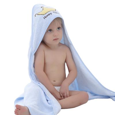 China Cheap 100% organic bamboo hooded towel safe for baby kids for sale