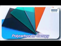 anti uv polycarbonate outdoor awning canopy lightweight poly carbonate awning