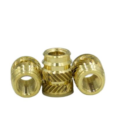 China Industry custom electrical brass nut knurled femail male insert nut threaded casting insert for sale