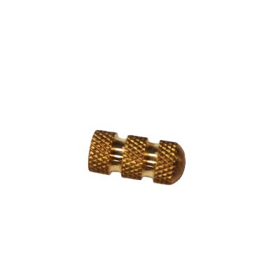 China Industry custom electrical brass nut knurled femail male insert nut threaded casting insert for sale