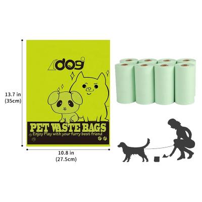 China Stocked Design BrandBiodegradable Compostable Wholesale Dog Poop Bags Custom Printed Eco Friendly Dog Poop Bags for sale