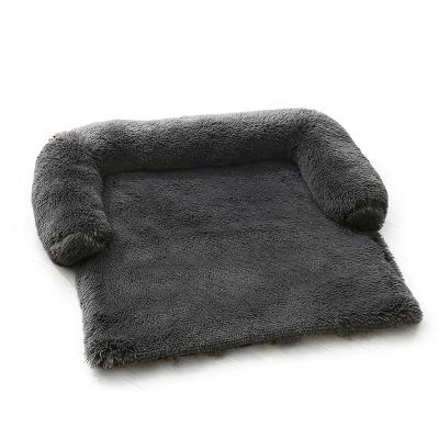 China Breathable Wholesale Comfortable Pet Sofa Chair Bed Extra Firm Washable Breathable Fabric Winter Pet Beds for sale