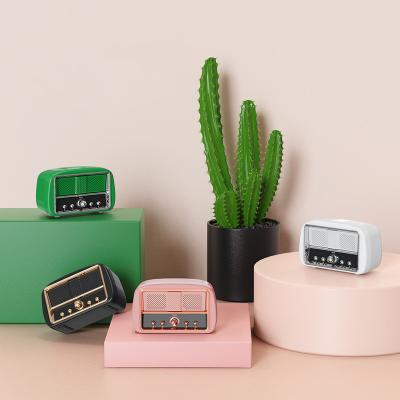 China Custom New Digita Retro Card Creative Gift Wireless Portable Dolby Mini Loudspeaker Audio Outdoor Speaker for sale