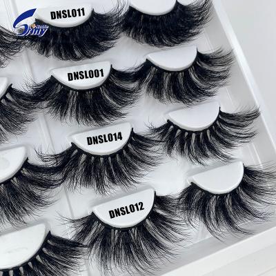 China Wholesale Natural Fake 3d Mink Eyelashes Vendor Free Sample Private Label Mink Eyelashes for sale