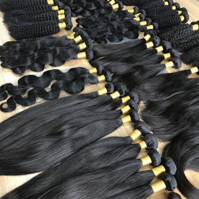 China Wholesale Mink Brazilian Unprocessed Virgin Cuticle Luxury Straight Hair Aligned Hair Bundles for sale