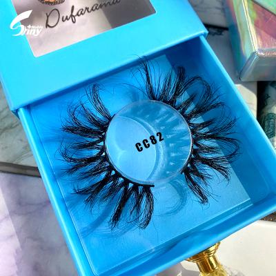 China Fake Lashes 25mm Fluffy Dramatic 3d Mink Eyelashes by Natural Private Label Mink Lasheswholesale Vendor Eyelash Packaging for sale