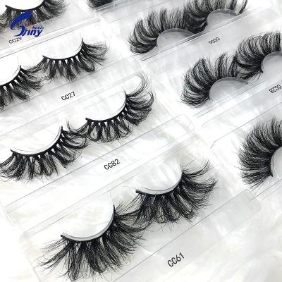 China Mink Eyelashes Wholesale Vendor With 100% Natural Customized Packaging Boxes Fake Mink Eyelash Distributors for sale