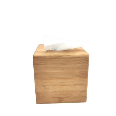 China Excellent Household Durable Bamboo Wooden Decorative Fabric Storage Box for sale