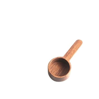 China Viable Popular Tablespoon of Black Walnut Wooden Teaspoon for Measuring Scoops of Coffee or Tea Beans for sale