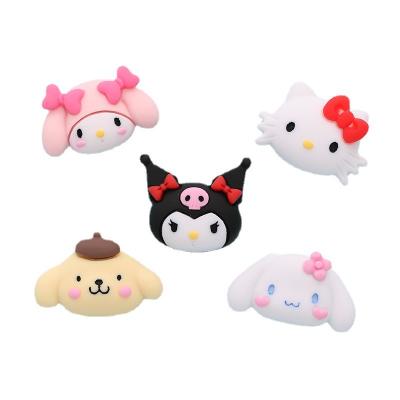 China Large Environmentally Friendly Cartoon Dog Rabbit Ear Cat Cream Glue Mobile Phone Case Diy Hair Accessories Resin Accessories Water Cup Patch for sale