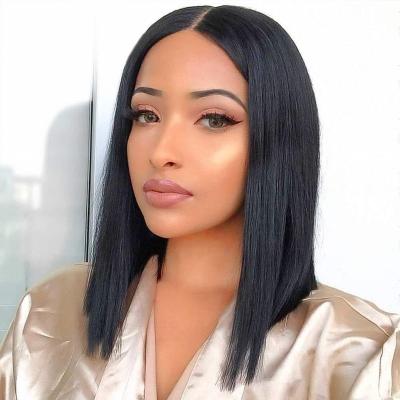 China Brazilian Straight Hair Cuticle Aligned Hair Bob Lace Wig, Front Wig Orange Color Women Hair Lace Wigs For for sale