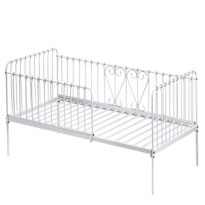 China Bedside Modern Multi Function Baby Metal Crib Newborn Crib Safety with Detachable Barrier Deluxe Baby Crib for sale