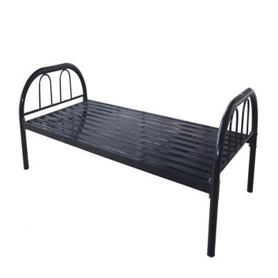 China Modern Iron Bed Furniture Stainless Steel Metal Single Bed Frame Metal for sale