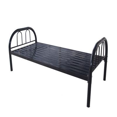 China High Quality (Height) Adjustable Single Bed Iron Iron Hotel Uses Furniture Iron Single Platform Bed Single Metal Bed for sale