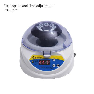 China Fat PCR Serum Purification With Fixed Speed ​​And Time Adjustable Lab Mini Low Speed ​​Centrifuge Fixed Speed ​​Timing 7000rpm for sale