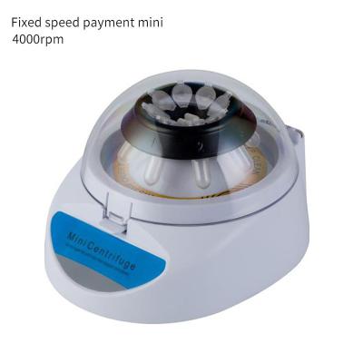 China Mini Mini Portable Low Speed ​​Adjustable Speed ​​and Time Centrifuge Fixed Adjustable Timing 4000rpm for sale