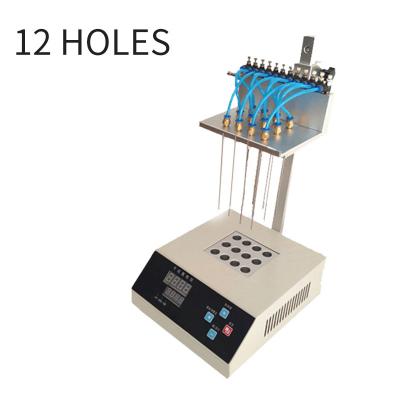 China Beihong xbdcy-12 15mm Square Water Bath Nitrogen Instrument Nitrogen Drying Instrument Device 12 Blowing Holes for sale