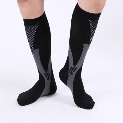 China Sports Nurse 20-30mmHg Running Socks For Edema Diabetic Varicose Veins for sale