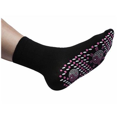 China New Style Sporty Self Heating Magnetic Tourmaline Therapy Health Socks for sale