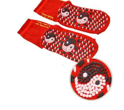 China New Products Athletic Self Heating Magnetic Tourmaline Therapy Health Socks for sale