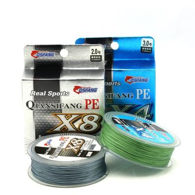 China Sink Line 100M PE Fishing Line 4 Strands Braided Fishing Line 0.6-10.0# Fishing Tackle Drop Line X8 for sale