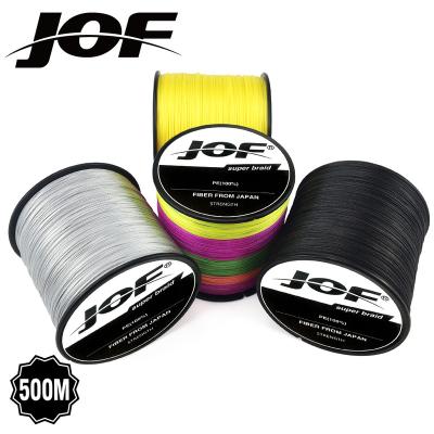 China 18-88LB Strands JOF 1000M 8 PE Float Locator Braided Multifilament Long Strand Super Strong Fishing Fishing Line for sale