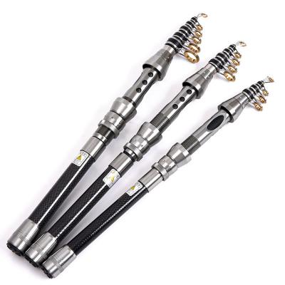 China Fishing New Sea Fishing Rod 1.5 1.8 2.1 2.4m Mini Portable Lightweight Telescopic Fishing Rod Pocket Telescopic Fish for sale