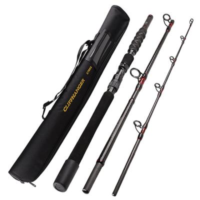 China Newest Model ROBBEN Portable Building Fishing Rod Carbon Fiber Boat Fishing Rod 1.8M 2.1M 2.4M Max Fishing Power 20-50LB for sale