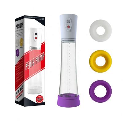 China USB Rechargeable Electric Pump Hot Selling Electric Penis Extender Supplement For Man Sex Toys Cock Water Vacuum USB Rechargeable Electric Penis Pump for sale