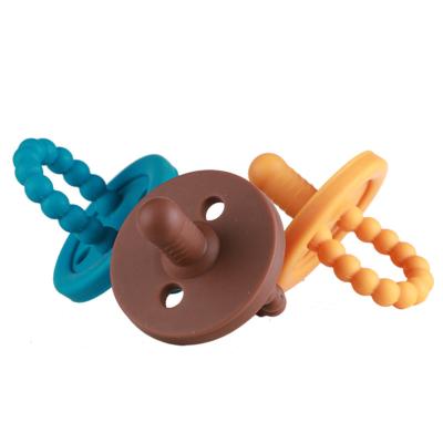 China BPA Free Silicone Baby Toys Newborn Soft Molar Chews Teethers Infant Training Teether Toy for sale