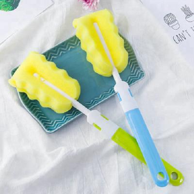 China Eco-freindly new arrival wholesale silicone baby bottle cleaning brush for baby milk bottle for sale