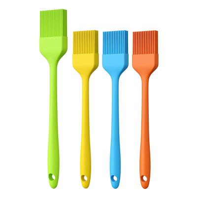 China Sustainable Silicone Basting Pastry Brush Oil Brushes For Cake Bread Butter Baking Tools Kitchen Safety BBQ Brush for sale