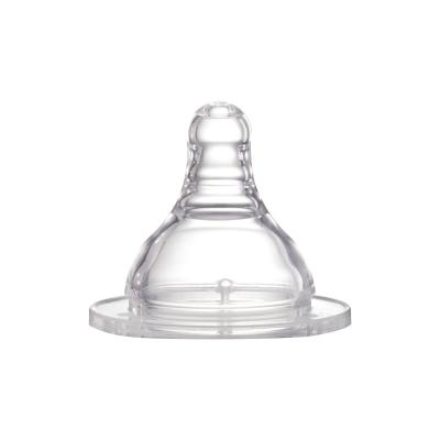 China BPA Standard Size Baby Silicone Nipple Free Natural Soft Nipple Replacement Nipple Feeding Nipple for Infant Baby for sale