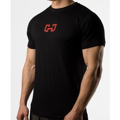 China Men 50% Cotton 50% Polyester Tee Shirt Custom Logo Plain Dyed for sale