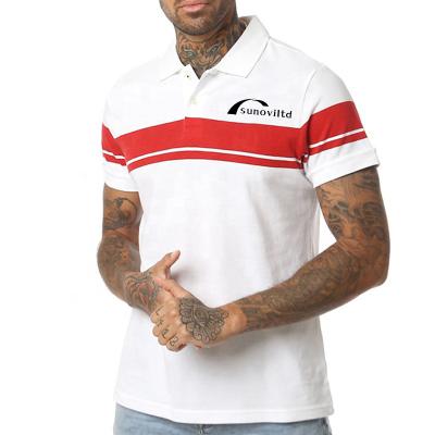 China Breathable Men  Polo Sport Shirt Custom Design Turndown Collar Soft for sale