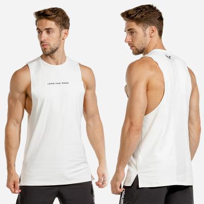 China Breathable Sleeveless Workout Shirts Custom For Men Casual Style for sale