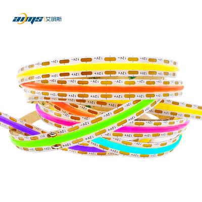 China Hot Sale 320leds/meter PCB Width 8mm 8w/m 12v 24v Eco-friendly COB Led Strip for sale