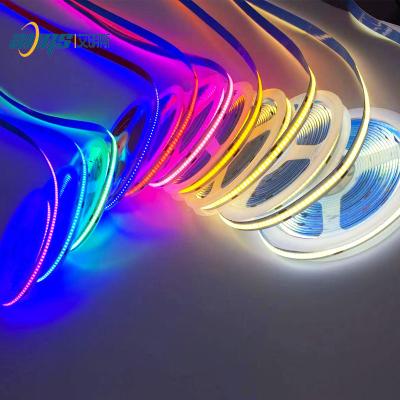 China Hotel Hotel RGB COB Led Flexible Full Spectrum 10W 320Led 480Led Strip Red Blue Ceiling Light 12V 24V 10Mm Red Blue COB Light COB Red Blue Ceiling Light 12V 24V 10Mm for sale