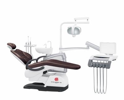 China Acrylic Oral Equipment Dental Chair Unit With Aluminum Base for sale